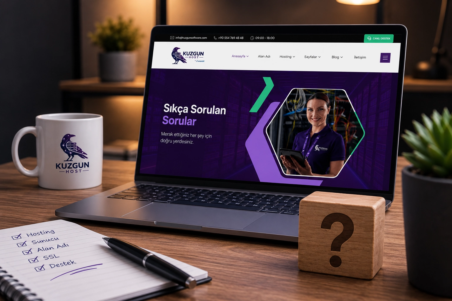 KuzgunHost frequently asked questions