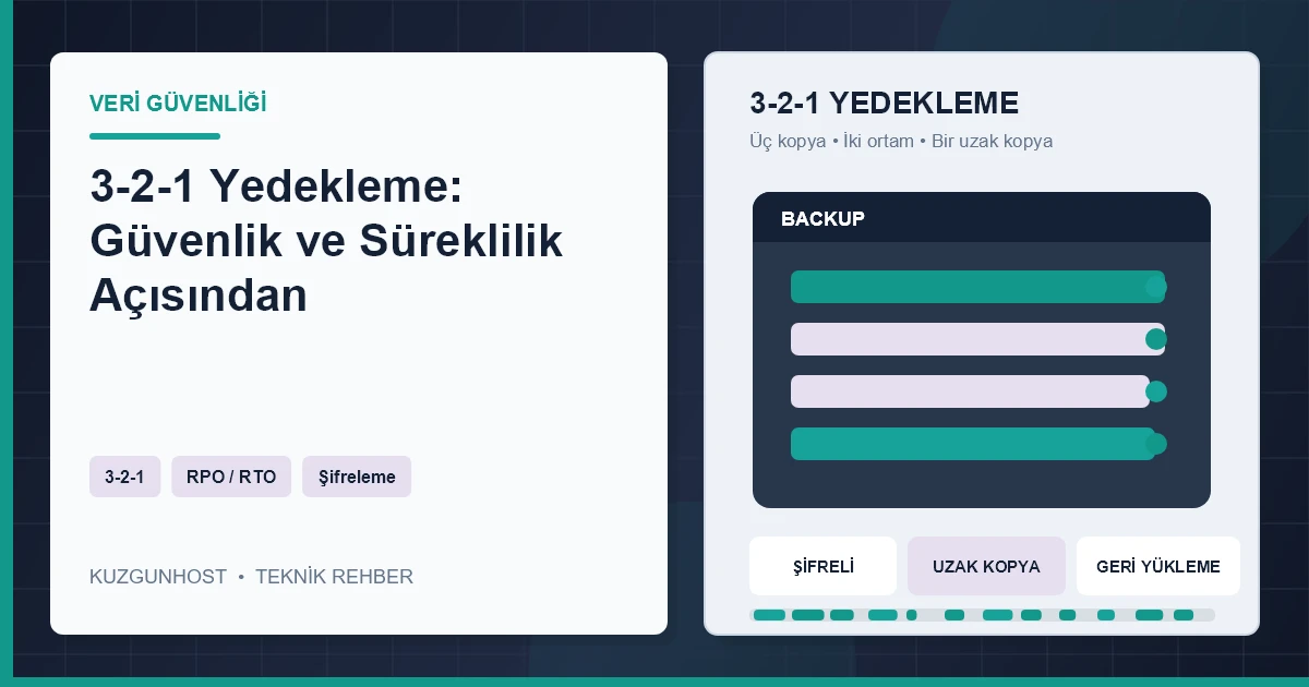 Şifreli bulut yedekleme ve iş sürekliliği altyapısı