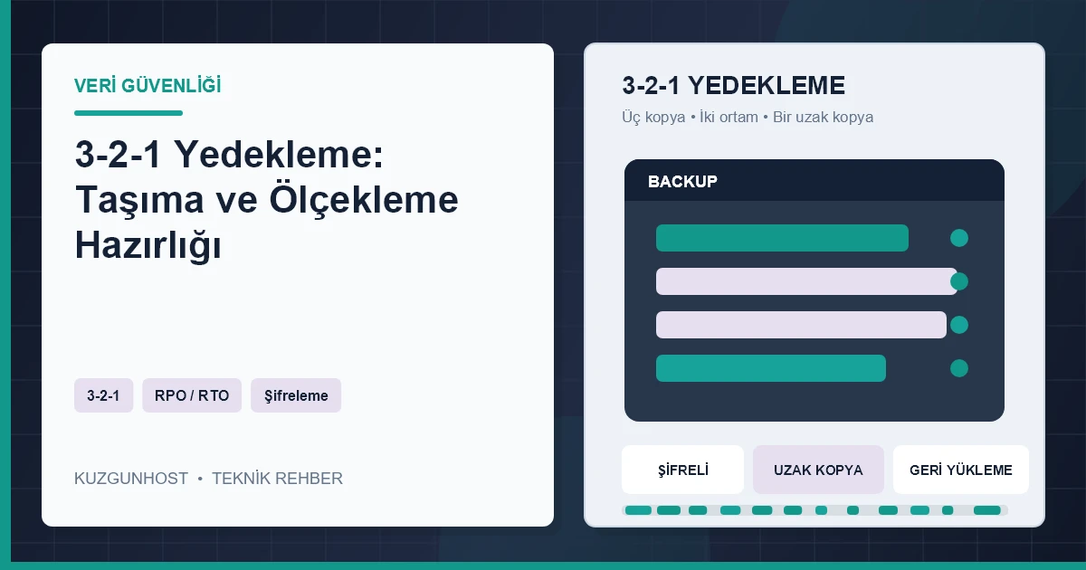 Şifreli bulut yedekleme ve iş sürekliliği altyapısı