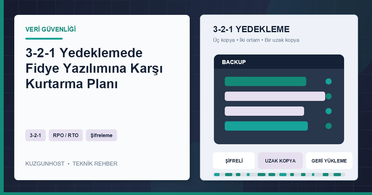 Değiştirilemez bulut yedeği ve fidye yazılımı sonrası kontrollü geri yükleme altyapısı