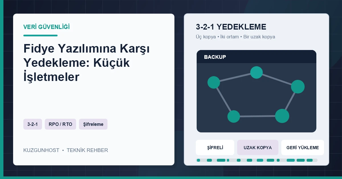 Değiştirilemez bulut yedeği ve fidye yazılımı sonrası kontrollü geri yükleme altyapısı